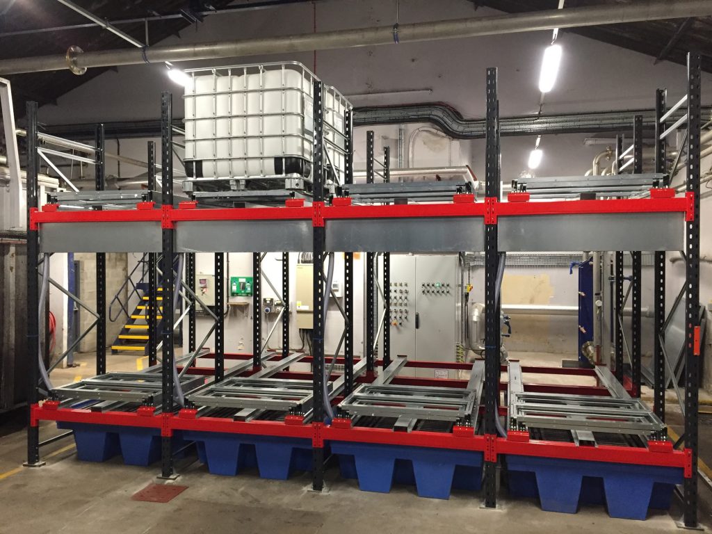 IBC Storage with Bund Solution Thistle Systems