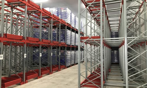 Push Back Pallet Racking Systems